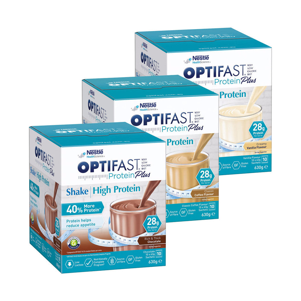 Nestle Optifast VLCD Protein Plus Shakes 63g Sachets All Flavours