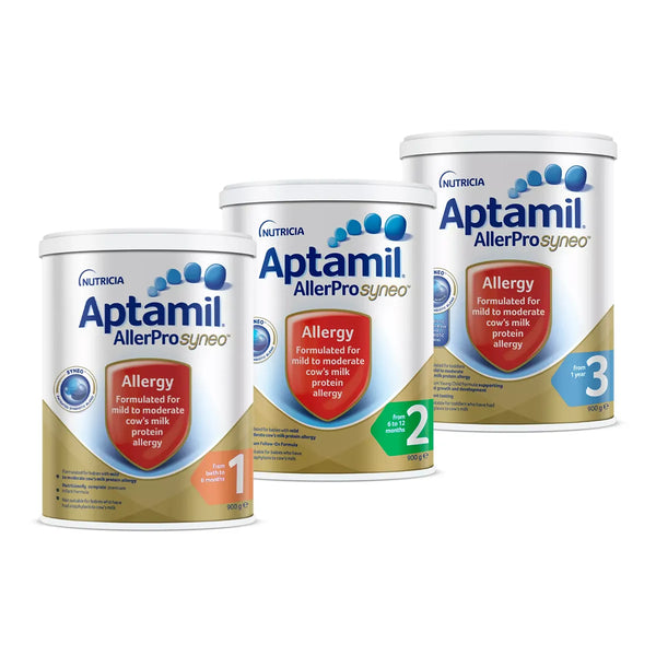 Aptamil AllerPro Syneo Premium Allergy Toddler Milk Drink 900g, Box of 6 - All Types