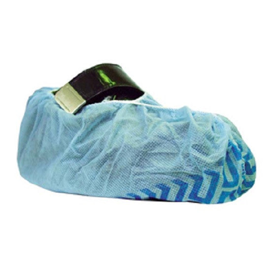 Shoe Cover Overshoes Nonwoven Non Skid 40gsm Blue 100 per