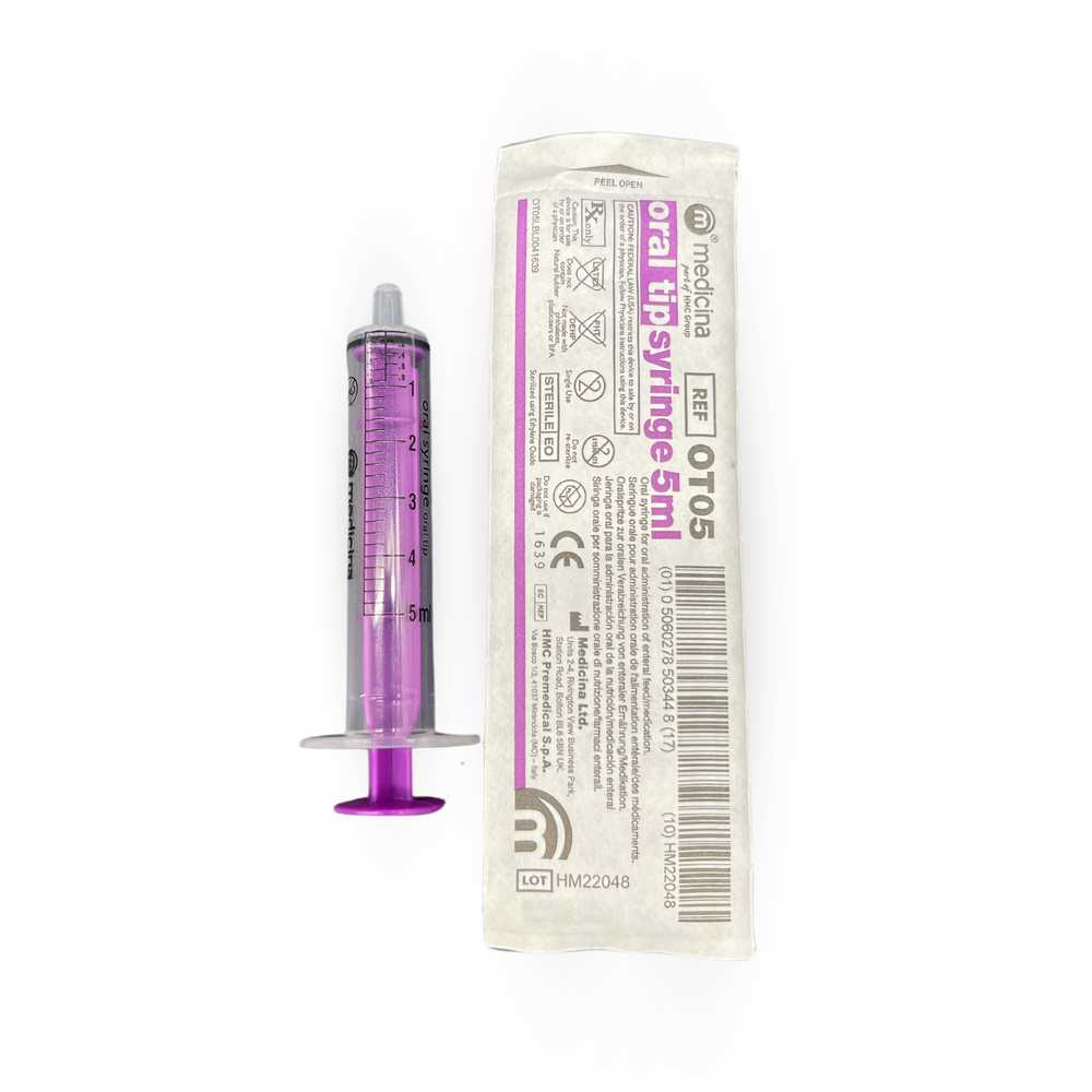 Medicina Enteral Feeding Oral Tip Syringe All Sizes