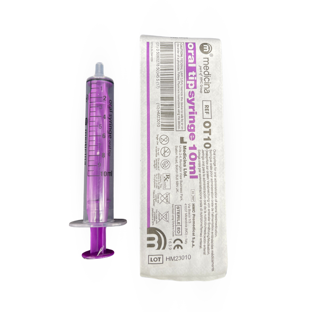 Medicina Enteral Feeding Oral Tip Syringe All Sizes