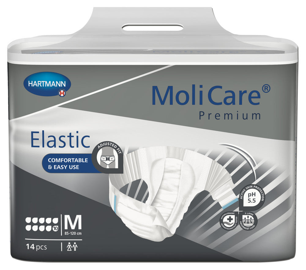 Hartmann MoliCare Premium Mobile Elastic 10 Drops Grey All Sizes