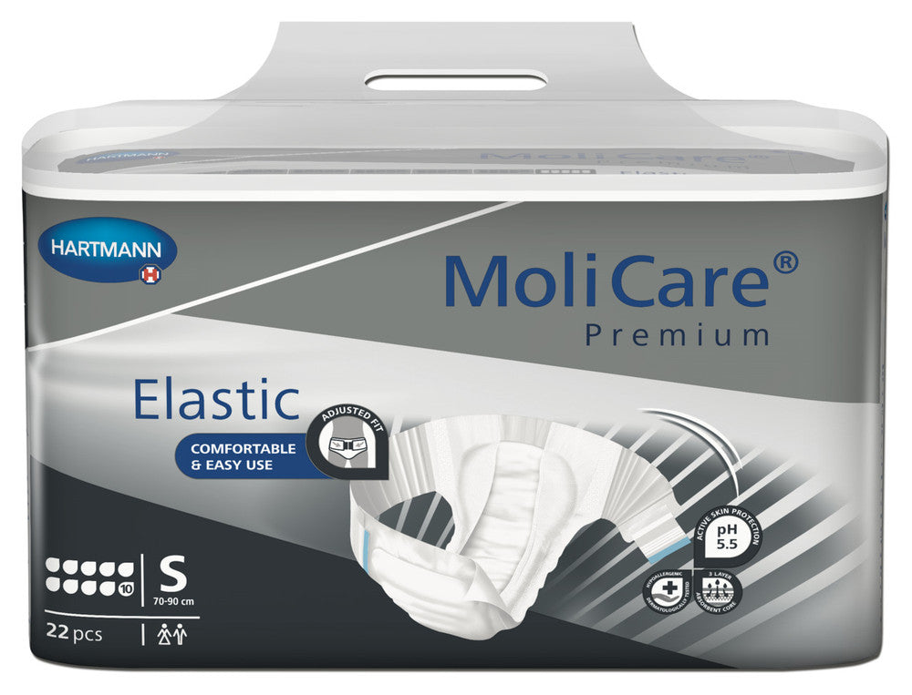 Hartmann MoliCare Premium Mobile Elastic 10 Drops Grey All Sizes