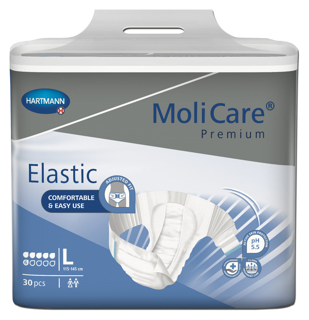 Hartmann MoliCare Premium Elastic 6 Drops Blue All Sizes