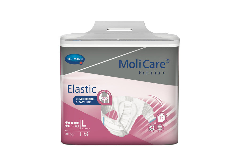 Hartmann MoliCare Premium Elastic 7 Drops Pink All Sizes