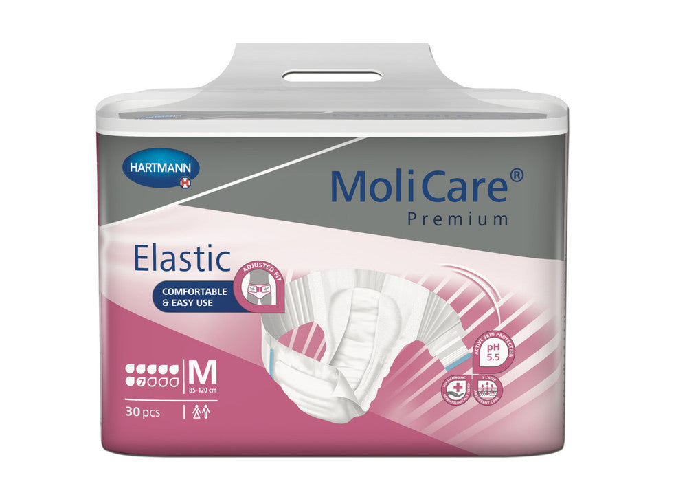 Hartmann MoliCare Premium Elastic 7 Drops Pink All Sizes