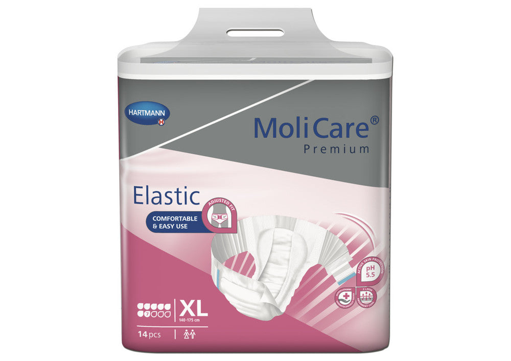 Hartmann MoliCare Premium Elastic 7 Drops Pink All Sizes