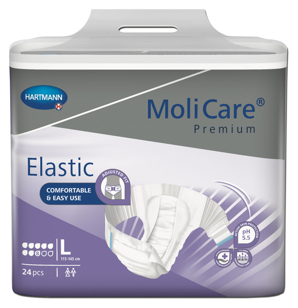 Hartmann MoliCare Premium Elastic 8 Drops Purple All Sizes