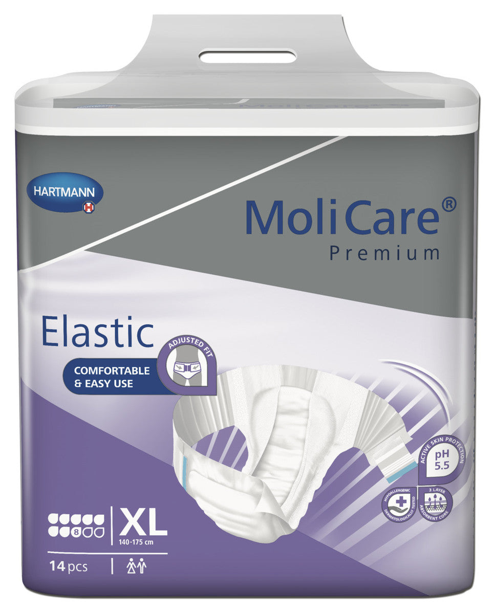 Hartmann MoliCare Premium Elastic 8 Drops Purple All Sizes