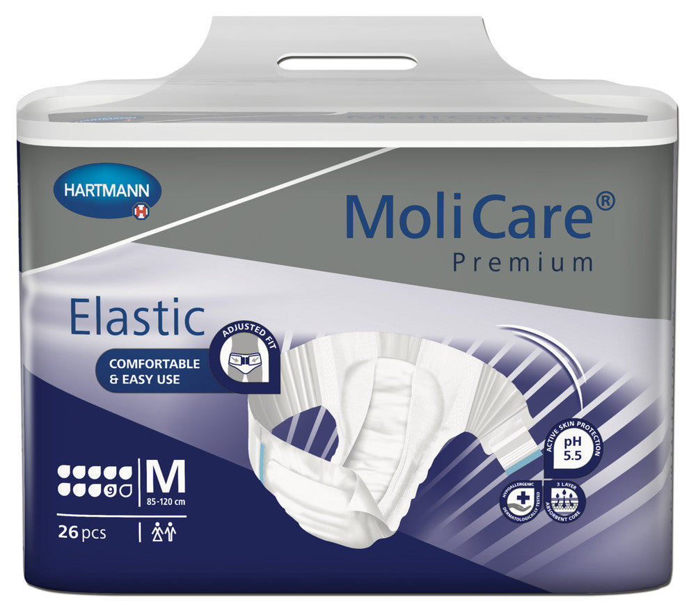 Hartmann MoliCare Premium Elastic 9 Drops Dark Blue All Sizes