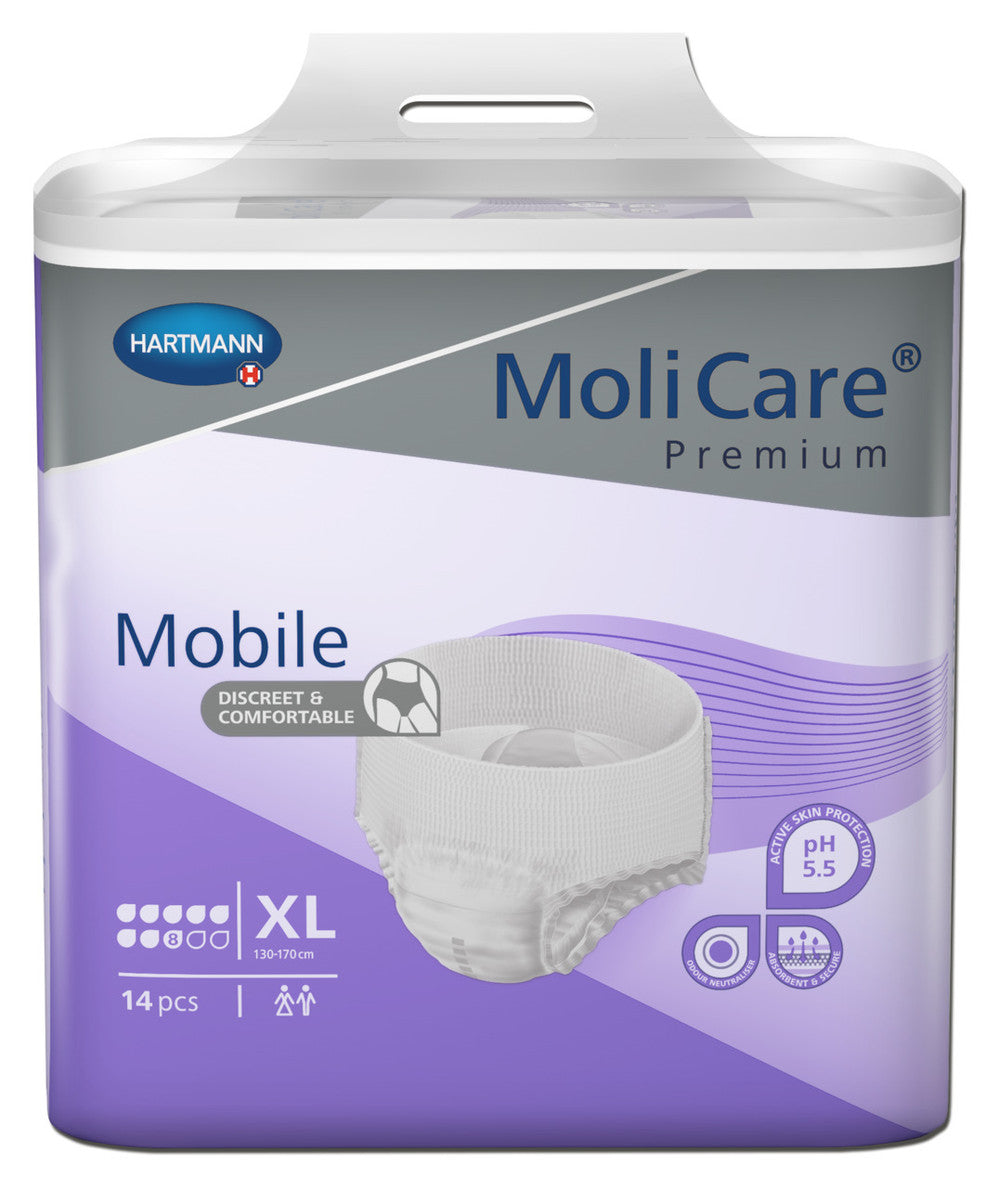 Hartmann MoliCare Premium Mobile 8 Drop All Sizes