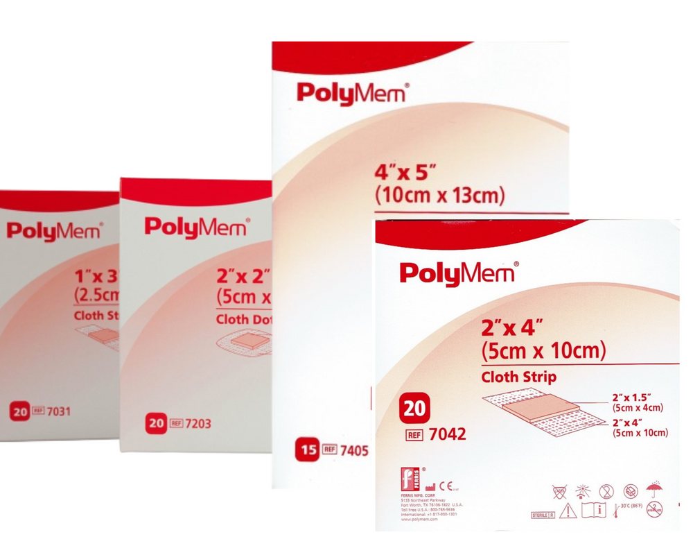 Polymem Application Polymem Adhesive Cloth Dressing | Medisa