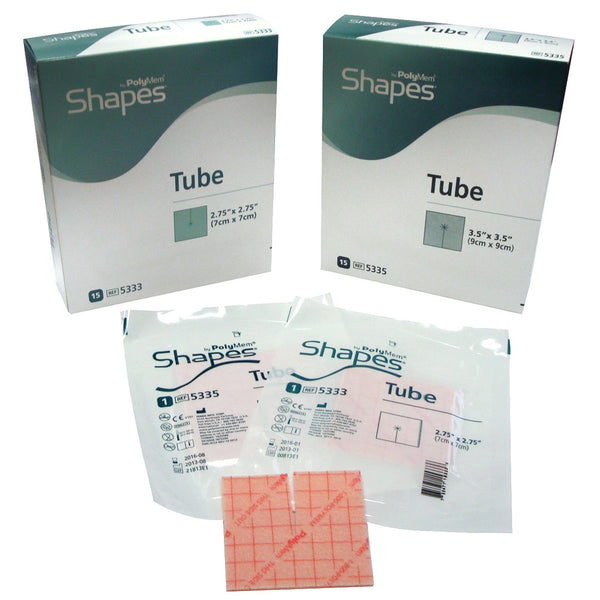 Polymem Tube Shapes Dressing - All Sizes