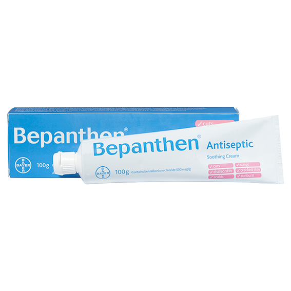 Bepanthen Antiseptic Soothing Cream Benzalkonium Chloride 100g - Each