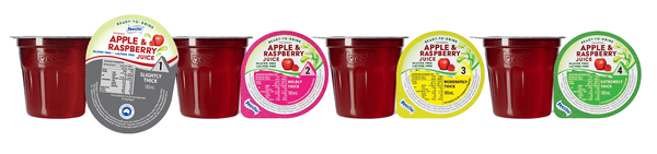 Precise Ready-To-Drink Apple And Raspberry Juice 185mL, Pack of 12 - All Types