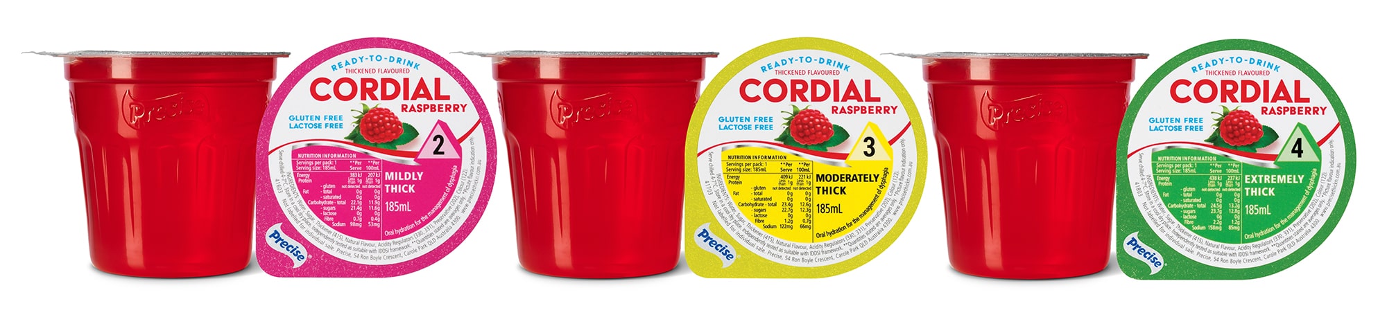 Blue Raspberry Cordial Precise Ready-To-Drink Raspberry Flavoured Cordial 185mL, Pack of 12 ...