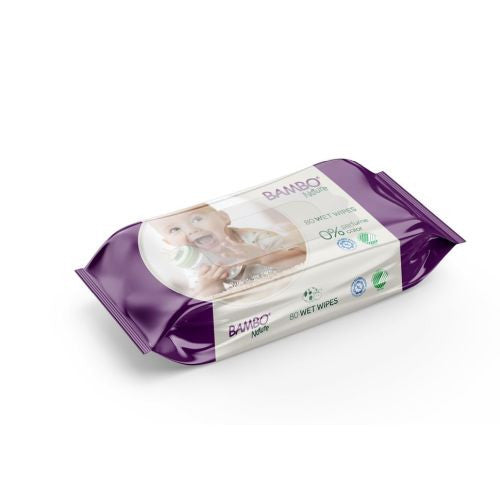 Bambo Nature Wet Wipes 15x20cm 80 units / Box Each