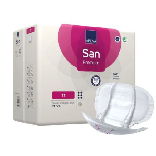 Abena San 11 Premium Pink 3400ml 3400ml (21pads/ Pack) 1000021313 - Box of 4