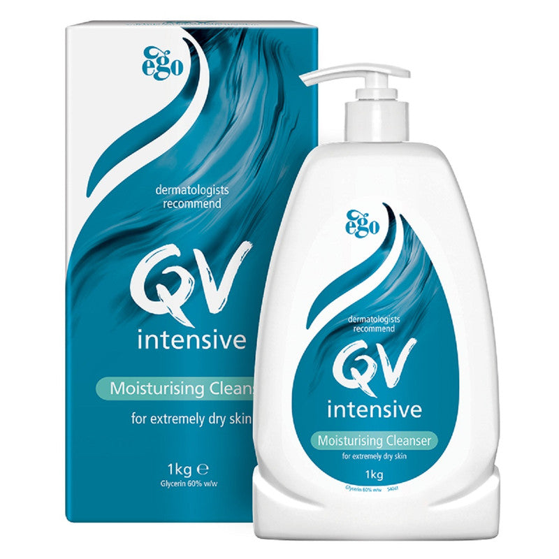 Qv Intensive Moisturising Cleanser 1Ltr Pump Pack 10828