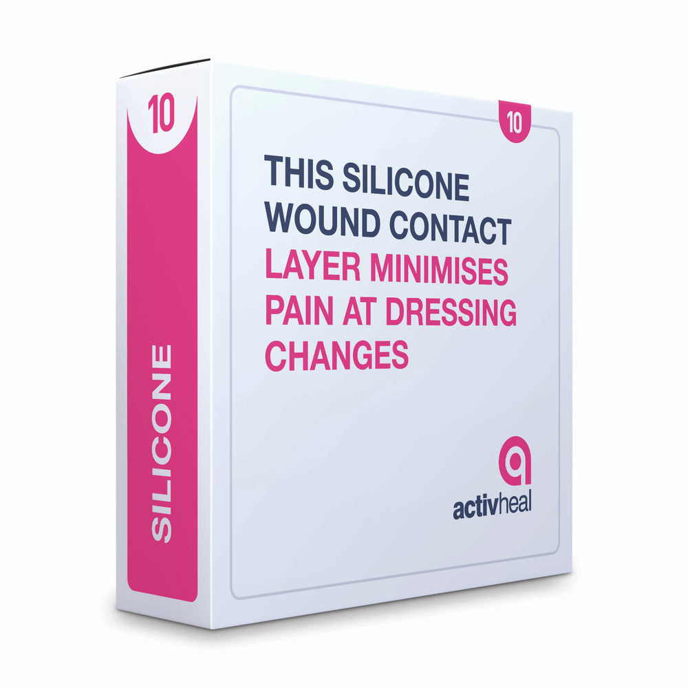 ActivHeal Silicone Wound Contact Layer 5 X 7.5cm 10pcs/Box