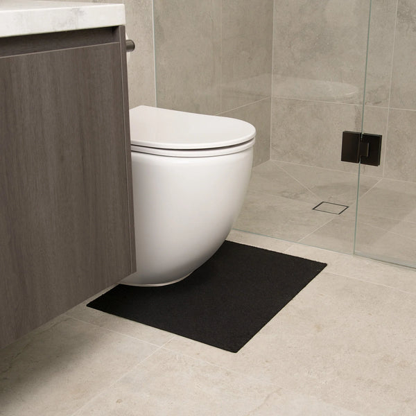 Staydry Anti Slip Low Profile Toilet Mat 60cm x 40cm, Each (Beige / Black / Charcoal)