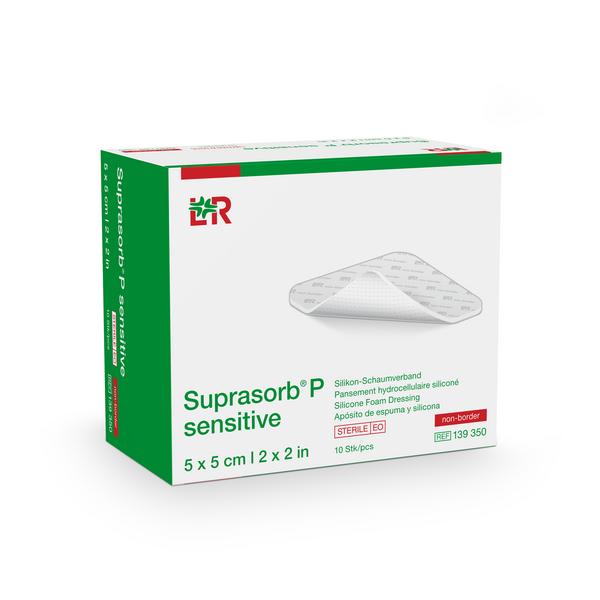 Suprasorb P Sensitive Foam Non-Border, Box of 10 - All Sizes