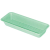 Autoplas Perforated Tray 200 x 75 x 30 mm, Green Autoclavable