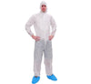 Disposable Dust Protective Polypropylene PP Tyvek Coverall with Hood Chemical