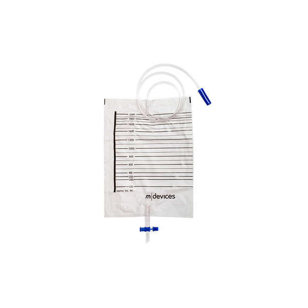 Mdevices Urine Bag - 2000mL T-TAP Sterile - All Types