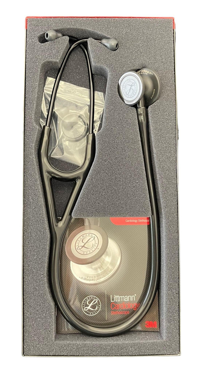 3M Littmann Cardiology IV Stethoscope With Special Edition Black Chestpiece