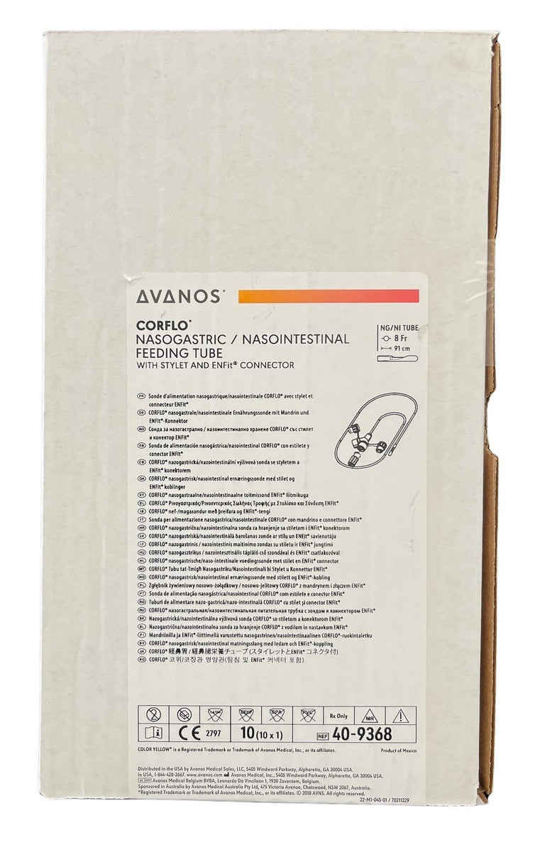 Avanos Cortrak2 Nasointestinal Feeding Tube With Electromagnetic Transmitting Stylet With