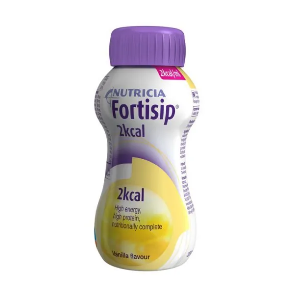 Nutricia Fortisip 2kcal - Vanilla 200mL, Box of 24 (172125)