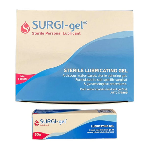 Lubricating Surgi Gel Sachet 3ml/ 50gram tube/ 45gram | Medisa Lubricating Surgi Gel Sachet 3ml/ 50gram tube/ 45gram | Medisa