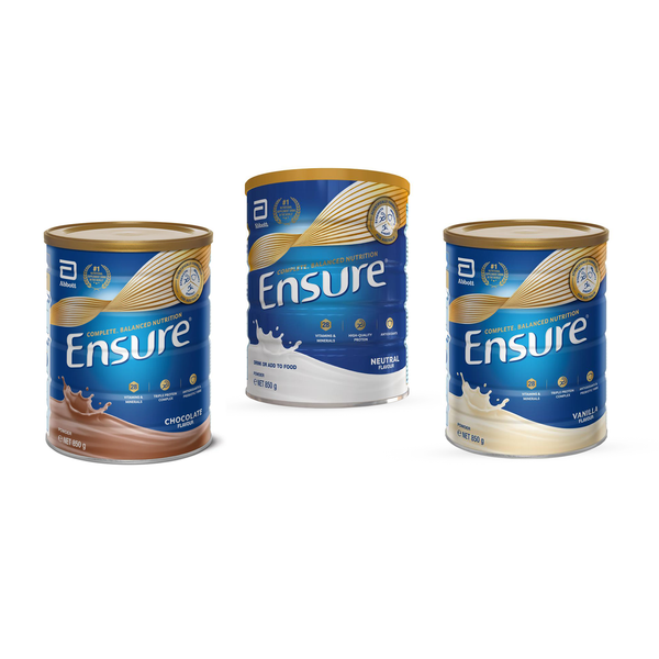 Ensure Powder Can, 850gm - Neutral/ Vanilla/ Chocolate