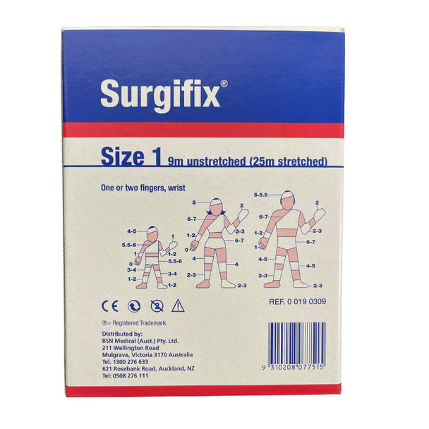 BSN Surgifix Tubular Elastic Net Bandage Unstretched - All Sizes