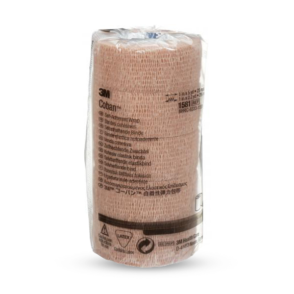 3M Coban Self-Adherent Wrap Tan - All Sizes