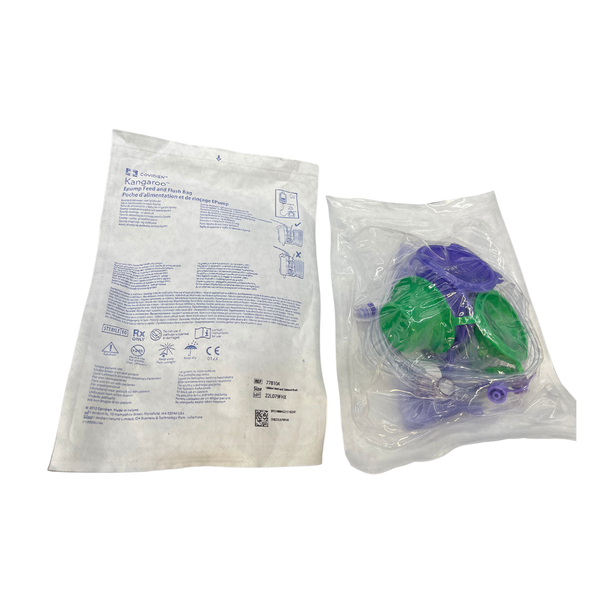 Kangaroo Epump Feed and Flush Bag Enteral Administration Set 1000mL (778104), Sterile