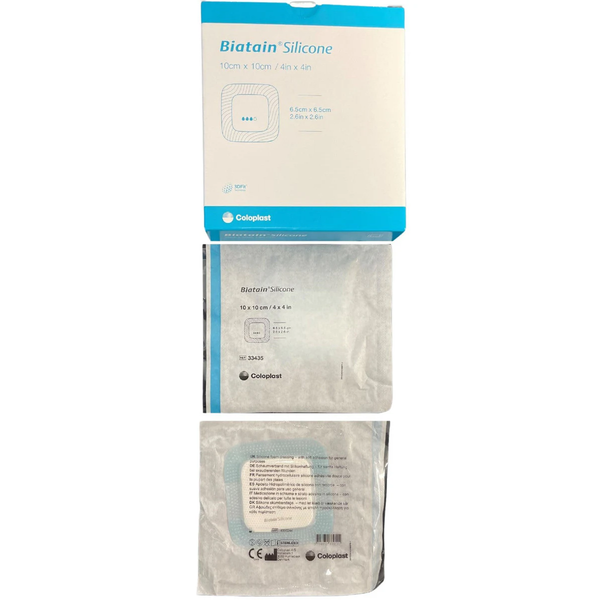 Coloplast Biatain Silicone Foam Dressing 10cm x 10cm (33435)