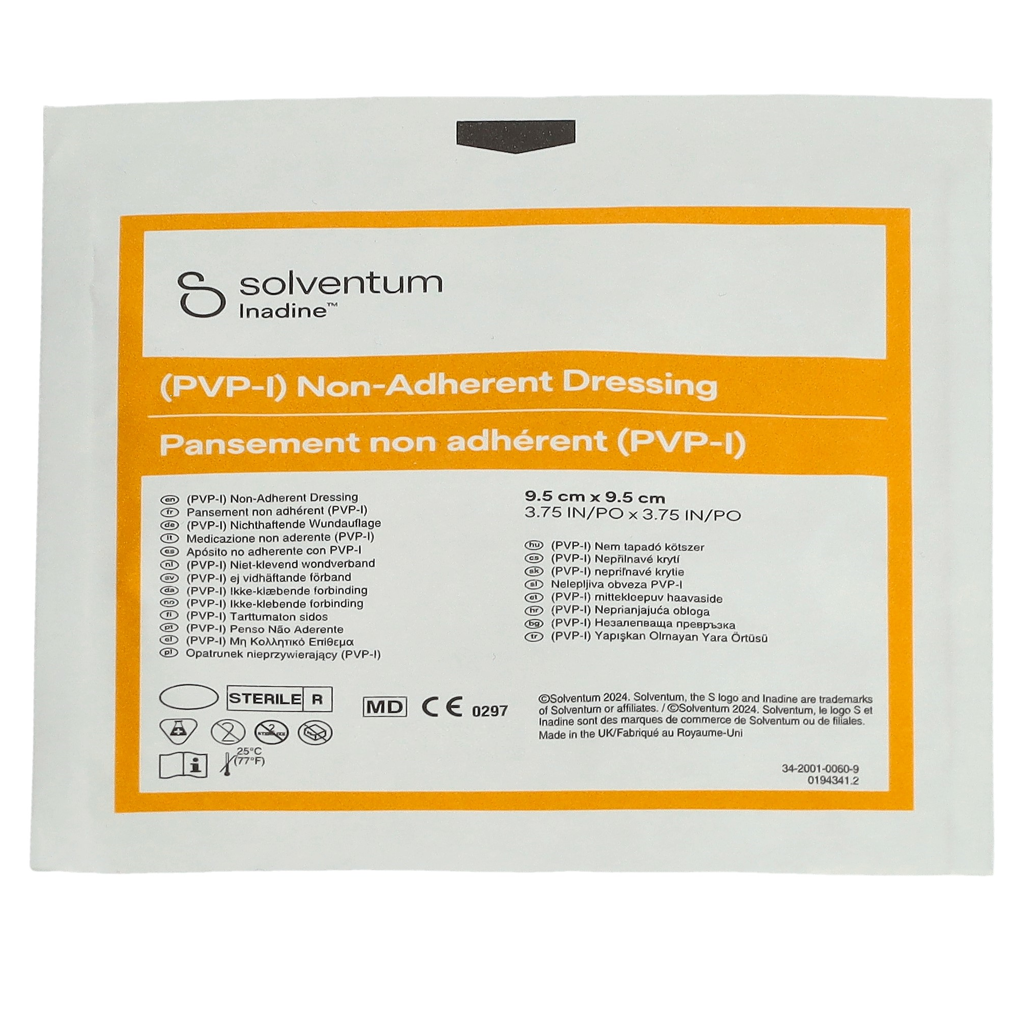Inadine Pvp-I Dressing 9.5cm x 9.5cm Non Adhesive | Medisa