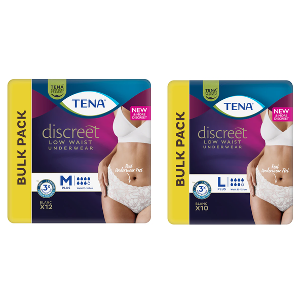 TENA Pants Women Discreet Blanc (Medium / Large)