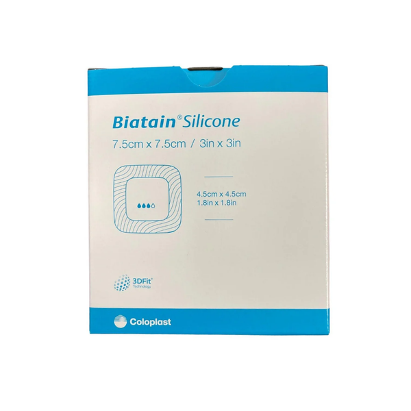 Coloplast Biatain Silicone Foam Dressing 7.5cm x 7.5cm (33434)