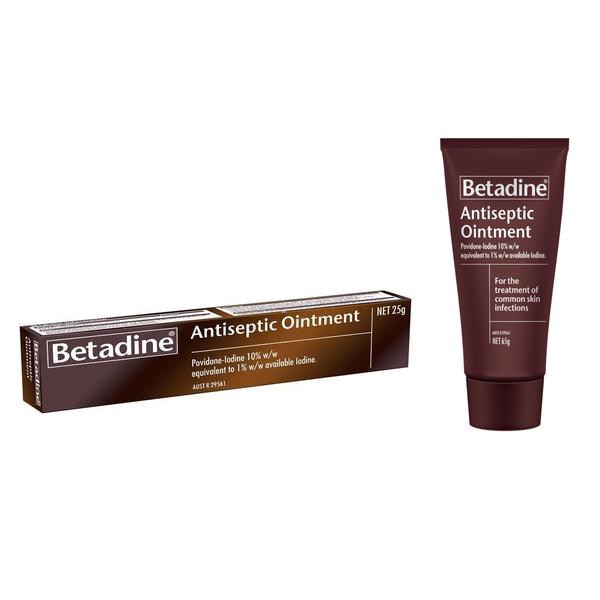 Betadine Antiseptic Ointment, Each (25g / 65g)