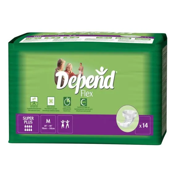 Depend Flex Super Plus Unisex - All Sizes