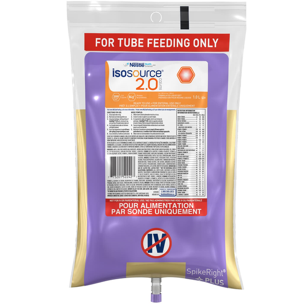 Nestle Isosource 2.0 Soft Pack, 1000mL (12564599)