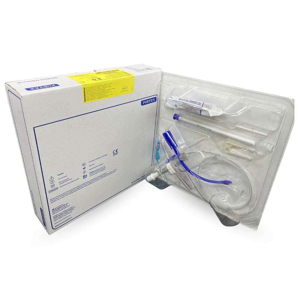 Smiths Medical UniPerc Adjustable Flange Extended Length Tracheostomy Tubes Box