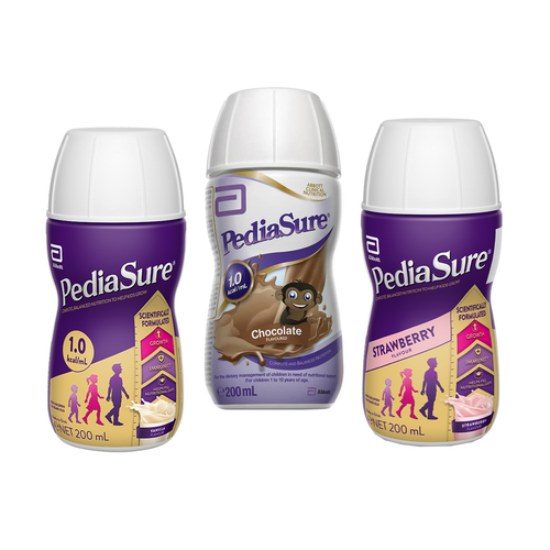 PediaSure 200mL RPB Ready-to-Drink, Vanilla/ Chocolate/ Strawberry