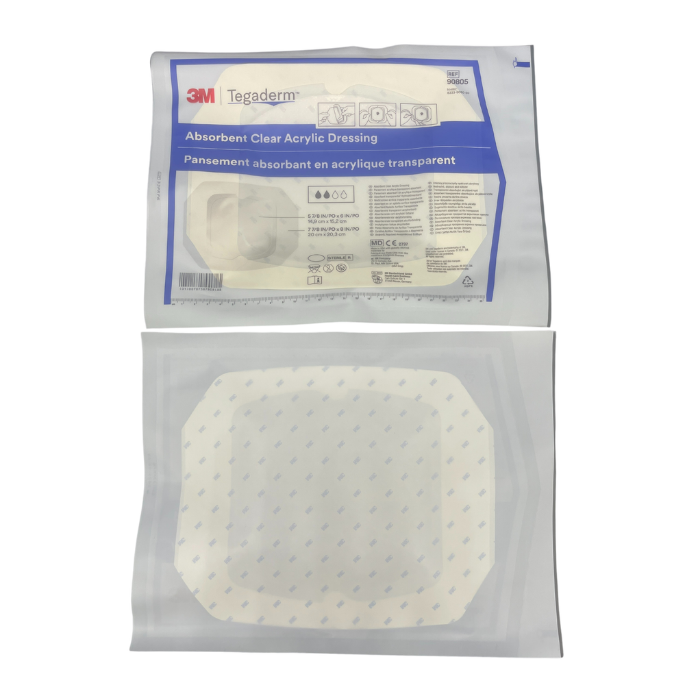 3M Tegaderm Absorbent Dressing 20cm x 20.3cm Adhesive (90805)