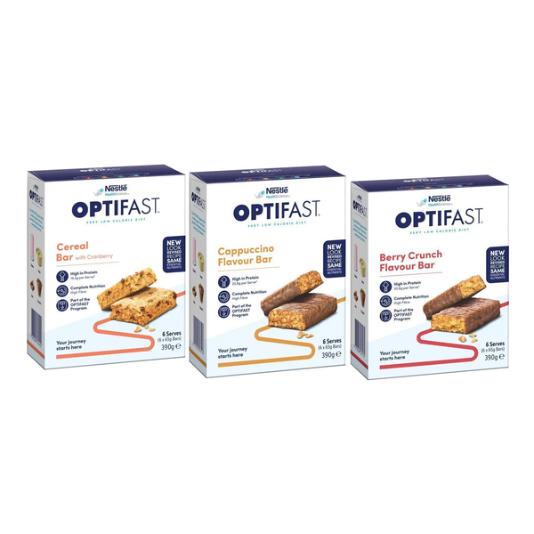 Nestle Optifast VLCD Bars - All Flavours