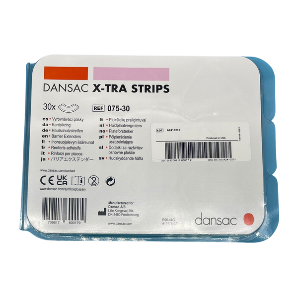Dansac Dansac X-tra Strips Size 56.5 x 128mm, Box of 30 (075-30)