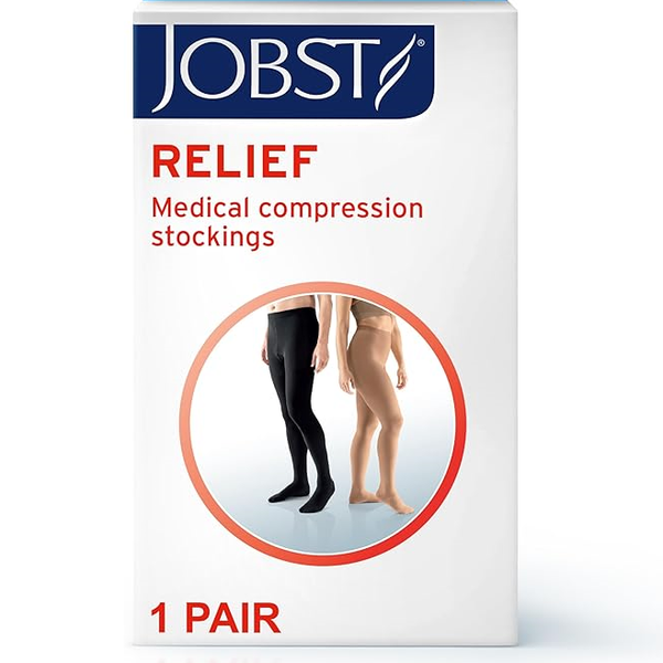 JOBST Relief Waist High Beige, 1Pair - All Sizes